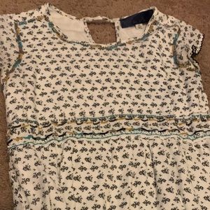 Baby doll beaded blouse